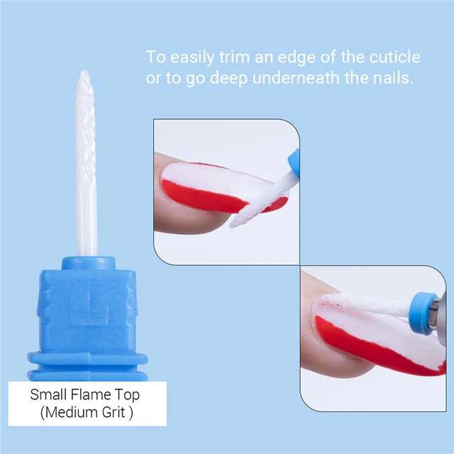 Professional Ceramic Nail Drill Bits Set (5Pcs) 7 Professional Ceramic Nail Drill Bits Set (5Pcs) - Image 5