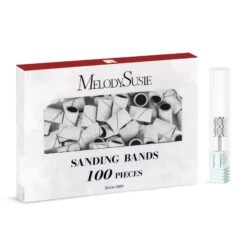 Colorful 100pcs Professional Sanding Bands With Mandrel Drill Bit -Melody Susie 150GritZebra 01