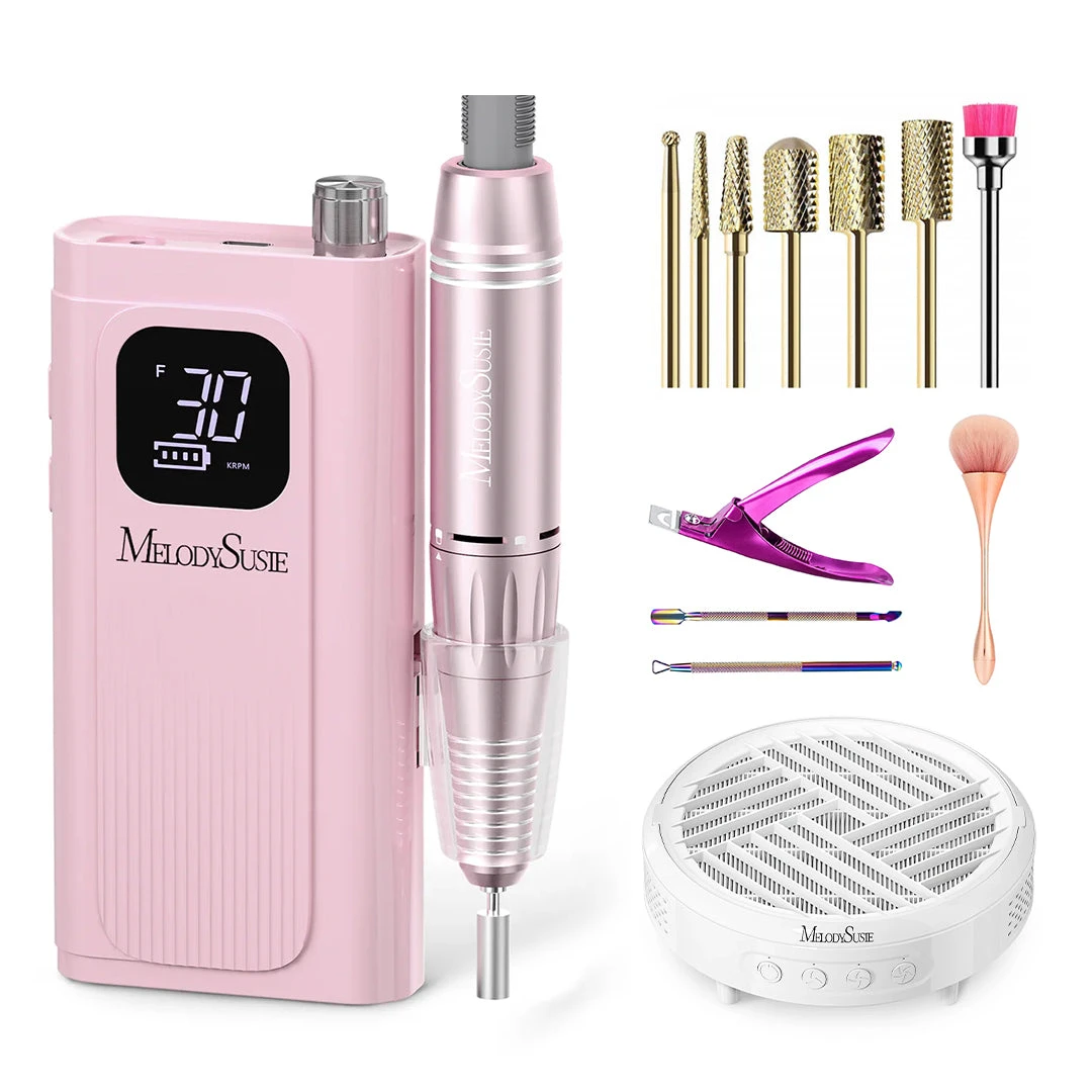 SC300F Rechargeable Nail Drill 30000RPM Set 3 SC300F Rechargeable Nail Drill 30000RPM Set