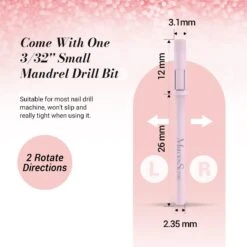 Professional Small Sanding Bands 50 Pcs 28 Professional Small Sanding Bands 50 Pcs -Melody Susie 180GritPink 07