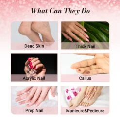 Professional Small Sanding Bands 50 Pcs 29 Professional Small Sanding Bands 50 Pcs -Melody Susie 180GritPink 08