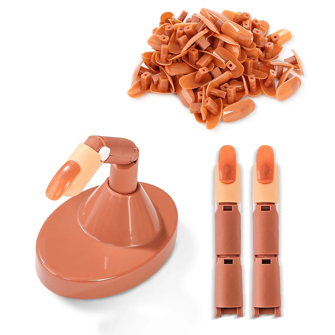 Nail Practice Fingers With Base Stand 3 Nail Practice Fingers With Base Stand