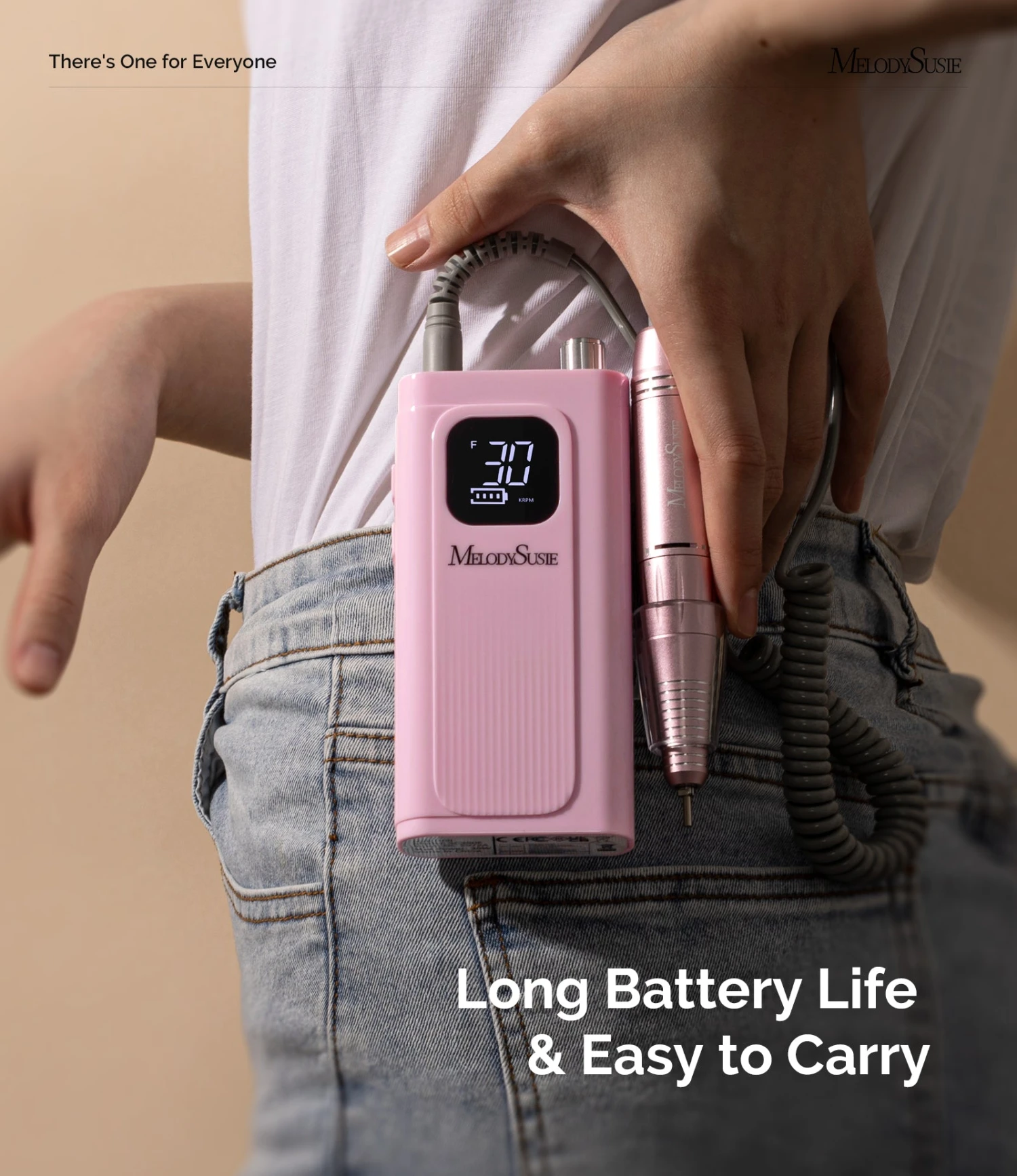 SC300F Rechargeable Nail Drill 30000RPM Set 6 SC300F Rechargeable Nail Drill 30000RPM Set - Image 4