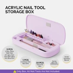Acrylic Nail Tool Storage Box(ONLY BOX) -Melody Susie 1 775abd1a 67c0 4b28 b18f 01f55baae8b3