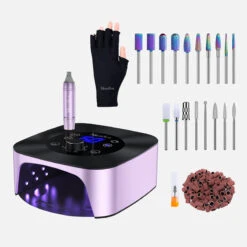 XC320C 2 In 1 Nail Lamp With Nail Drill Kit