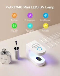 P-ART04G Rechargeable Mini LED/UV Nail Art Lamp -Melody Susie 1 a09a5e9c 1219 4f9c a6ba 68649aaaa84d