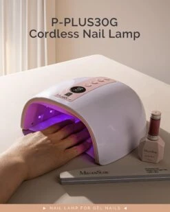P-PLUS30G Rechargeable Cordless UV/LED Nail Lamp With UV Glove -Melody Susie 1 a731a040 00b3 4b53 a16a 551aa94b6ca5 1