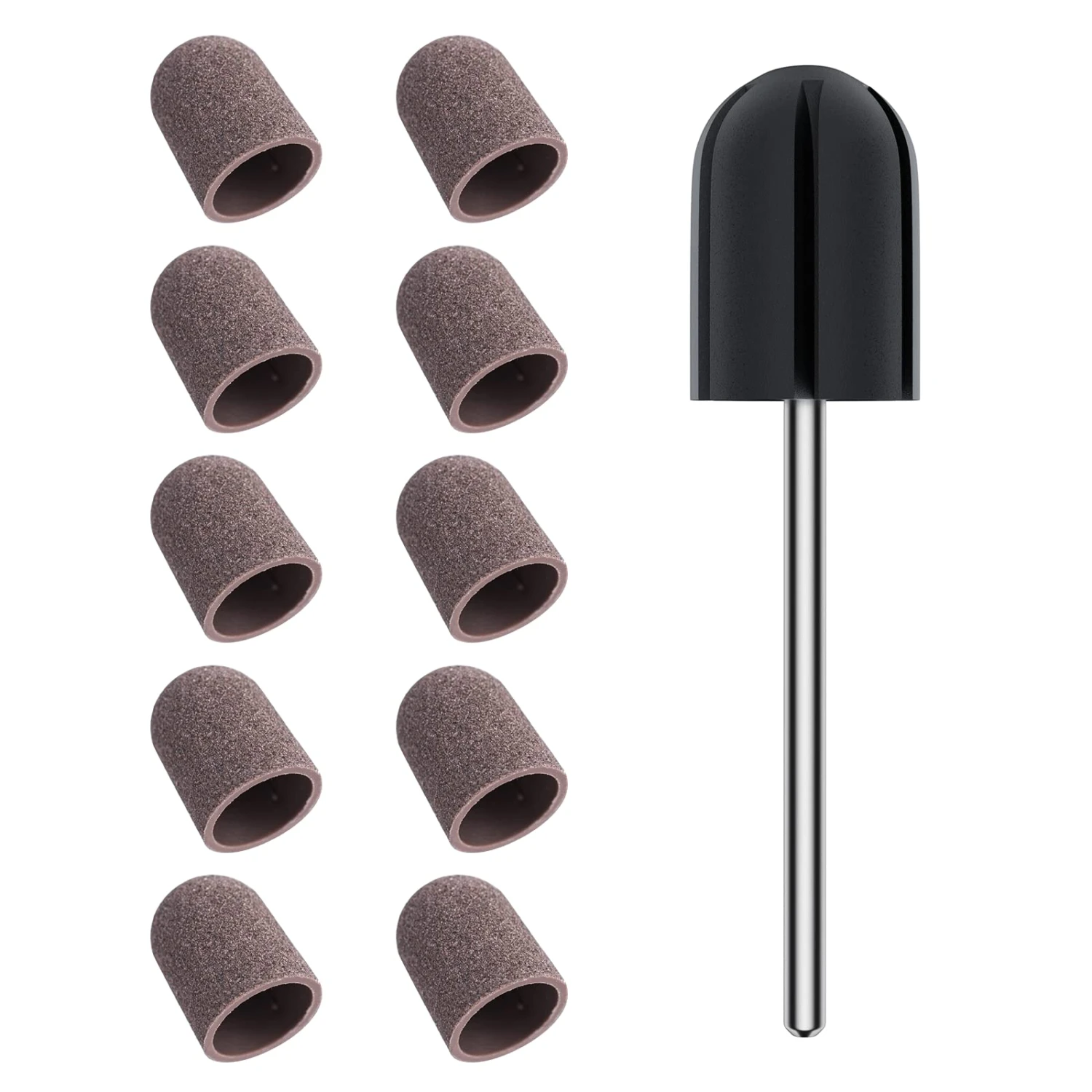 Nail Sanding Caps With A Rubber Mandrel Bit Purple - 13mm 10 Nail Sanding Caps With A Rubber Mandrel Bit Purple - 13mm - Image 8