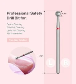 Ball Shape Carbide Diamond Under Nail Cleaner Nail Drill Bit 20 Ball Shape Carbide Diamond Under Nail Cleaner Nail Drill Bit -Melody Susie 2 0b28fd9a 4f6e 450d a5c0 8eff09b12105