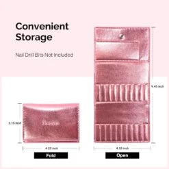 Nail Drill Bits Folding Storage Bag With Gift Box -Melody Susie 2 225aa769 ede4 4ba4 8495 fa2d12d4d1ff