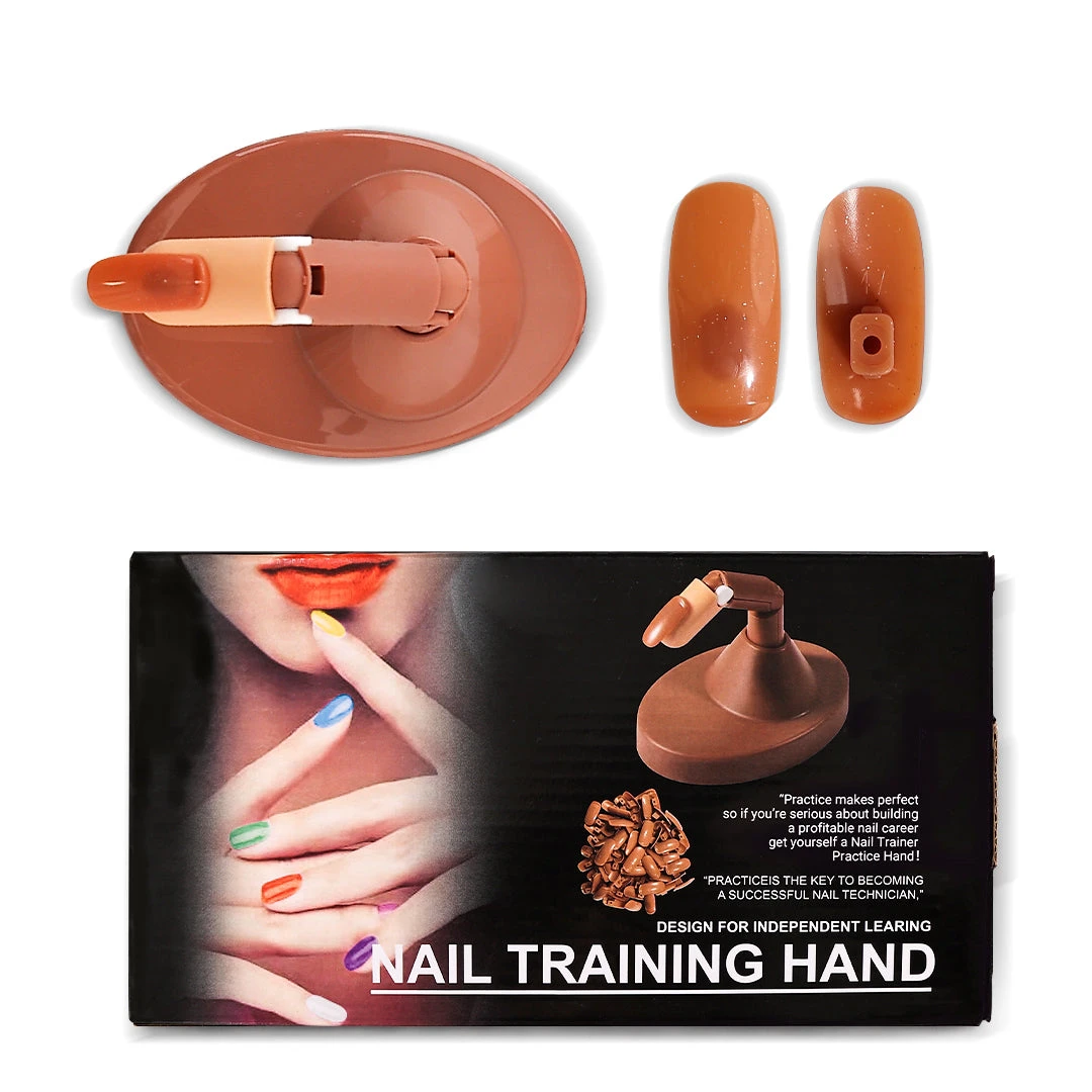 Nail Practice Fingers With Base Stand 6 Nail Practice Fingers With Base Stand - Image 4