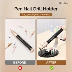 Pen Nail Drill Holder With 10 Holes Nail Drill Bits -Melody Susie 2 4bedb670 dd1f 4493 83fa 6c191619c70a