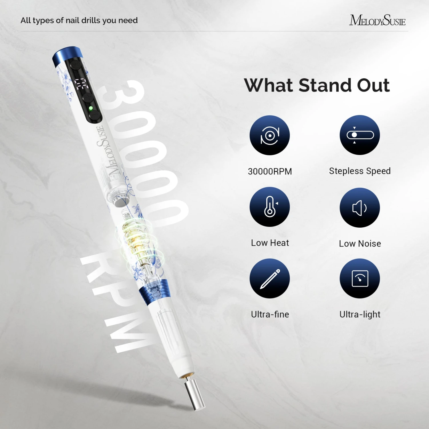 PM170F Nail Drill Travel Gift Box - US ONLY 7 PM170F Nail Drill Travel Gift Box - US ONLY - Image 5