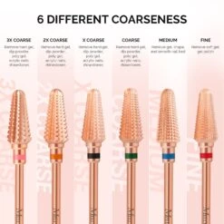 Tornado Tungsten Carbide Nail Drill Bits - Rose Gold 18 Tornado Tungsten Carbide Nail Drill Bits - Rose Gold -Melody Susie 2 7599da0b 9396 483f 96c8 d0204475360c