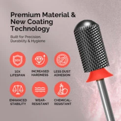 Dura-Diamond Coating Tungsten Carbide Nail Drill Bit 22 Dura-Diamond Coating Tungsten Carbide Nail Drill Bit -Melody Susie 2 852bb098 18b1 4498 a1b8 5ba3abdfc40d