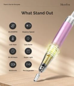 MR5(MM400D)-Rechargeable Nail Drill 35,000 RPM -Melody Susie 2 86e5616e 01b3 43af 8299 b244fef8c682
