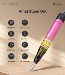 MB450E Brushless Motor Nail Drill Gift Box -Melody Susie 2 8c930c94 2056 4192 9bc0 4c696b20ab71