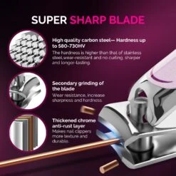 Stainless Steel Nail Clippers 2 In 1 Kit - Pink 10 Stainless Steel Nail Clippers 2 In 1 Kit - Pink -Melody Susie 2 900cc647 77a4 40df b62e c49567c083e8