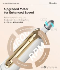 PC760G Manicure & Pedicure Nail Drill Kit 4600 RPM - Gold -Melody Susie 2 90350c0a f131 4969 8287 29228810e73b