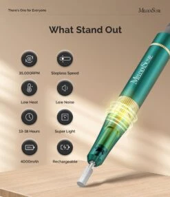 SM200F Rechargeable Nail Drill 35000RPM -Melody Susie 2 a2bbf887 6c7d 42df 85c3 9a37fc2efe29