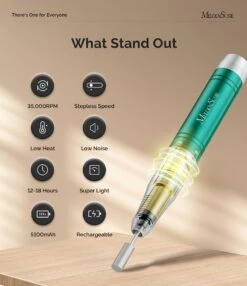 Jade Plus(MB450C) Rechargeable Nail Drill Sets -Melody Susie 2 a51d55f9 0de4 447f b158 40401d842b27