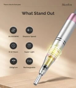 SC330G Rechargeable Nail Drill 30000RPM -Melody Susie 2 e6dcc669 ee6a 466d bda5 fdeaae774301