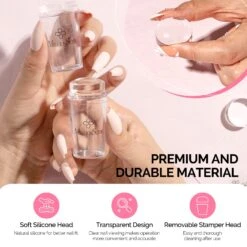 French Nail Stamper Kit 2PCS - Clear -Melody Susie 2 fa6a3e52 3f93 4a6a 9412 6ed15a147dfd