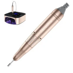 Handpiece For 2 In 1 Nail Lamp With Nail Drill-Gold