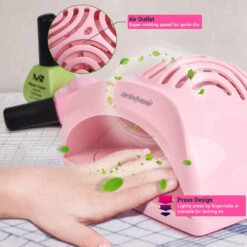 P-Art-Fan Mini Fan Nail Lamp -Melody Susie 3573d4c5d76afc4b84d498f5d7fc36e1