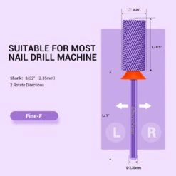 Crystal Top Pink Heart Shape Tungsten Carbide Nail Drill Bit -Melody Susie 3 22e3c3db 6200 422b 84c7 e595d945dff0