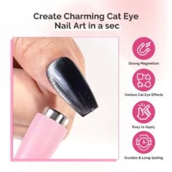 5 In 1 Multifunctional Cat Eye Gel Nail Polish Magnet - Pink 11 5 In 1 Multifunctional Cat Eye Gel Nail Polish Magnet - Pink -Melody Susie 3 2c38d40d 1bf8 4c99 9e0a 62b3f10e409f