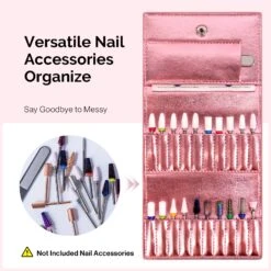 Nail Drill Bits Folding Storage Bag With Gift Box -Melody Susie 3 362824b2 c264 4c17 88fb b4edcd9fe654