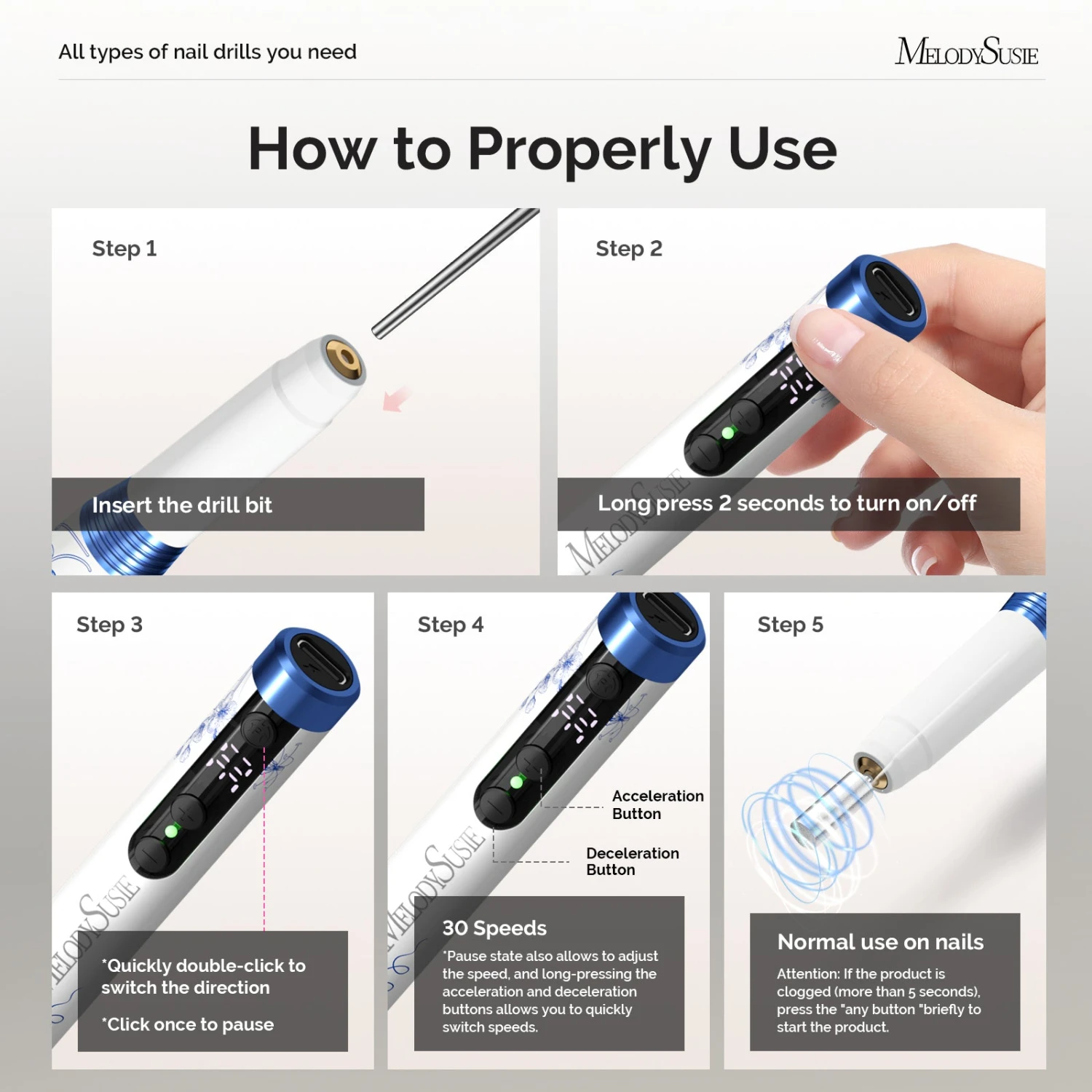 PM170F Nail Drill Travel Gift Box - US ONLY 10 PM170F Nail Drill Travel Gift Box - US ONLY - Image 8