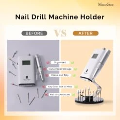 Nail Drill Machine Holder With 10 Holes Nail Drill Bits -Melody Susie 3 82138f48 2d97 4e15 a8ef fa30cbcc0376