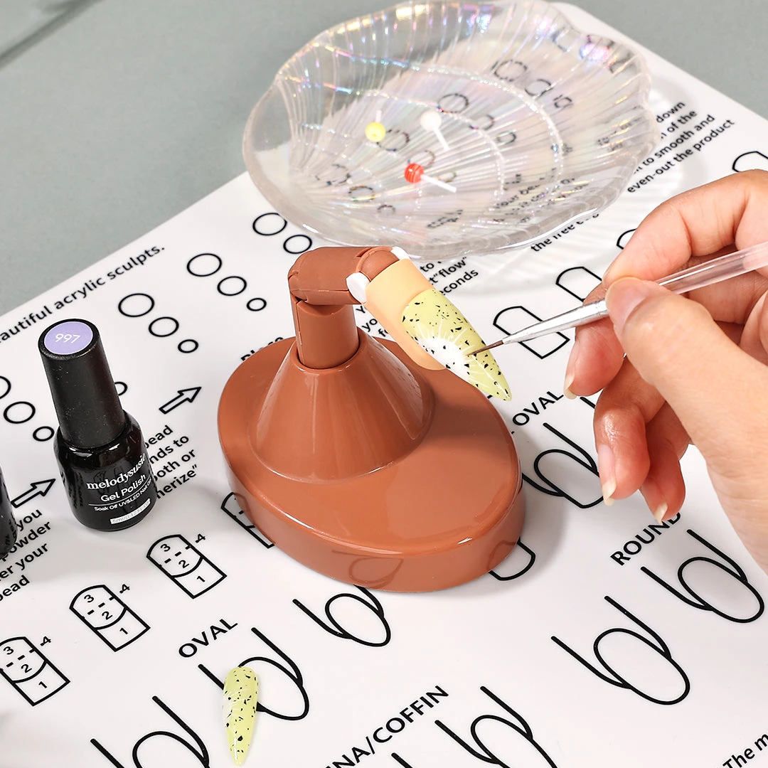 Nail Practice Fingers With Base Stand 4 Nail Practice Fingers With Base Stand - Image 2