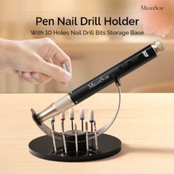 Pen Nail Drill Holder With 10 Holes Nail Drill Bits -Melody Susie 3 b9be0f4a 83c1 43fa 95a5 ef610b630f10