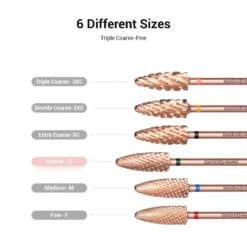 Long Flame Tungsten Carbide Nail Drill Bits -Melody Susie 3 f4d11bfb 1227 4b2f 908d 1023ed8c9a74