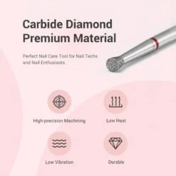 6.7mm Inverted Tapered Cuticle Clean Nail Drill Bit -Melody Susie 3 fb38bc29 79c3 4bd3 8f1e 1217ee137499