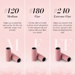 Super Long Sanding Bands With 6.65mm Crystal Mandrel Bit - 50 Pcs -Melody Susie 4 120