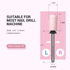 Smooth Round Top Large Barrel Ceramic Nail Drill Bit 17 Smooth Round Top Large Barrel Ceramic Nail Drill Bit -Melody Susie 4 3f03a7d3 aca4 4d5f 9df9 29a8f889a396