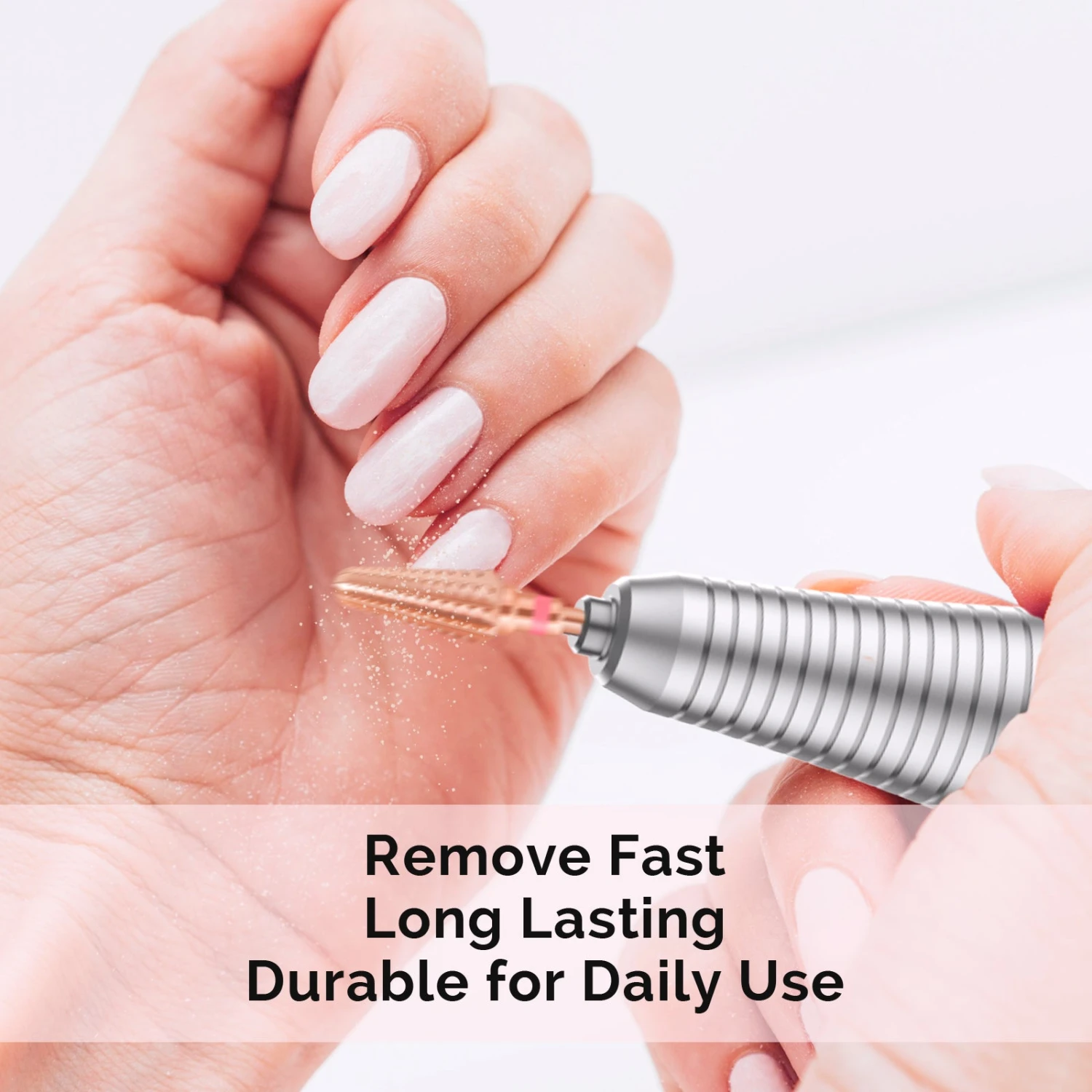 Tornado Tungsten Carbide Nail Drill Bits - Rose Gold 8 Tornado Tungsten Carbide Nail Drill Bits - Rose Gold - Image 6