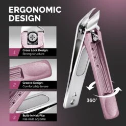 Stainless Steel Nail Clippers 4 In 1 Kit - Pink 13 Stainless Steel Nail Clippers 4 In 1 Kit - Pink -Melody Susie 4 6e3e0d32 767f 49bf 92f1 6027b1d704f5