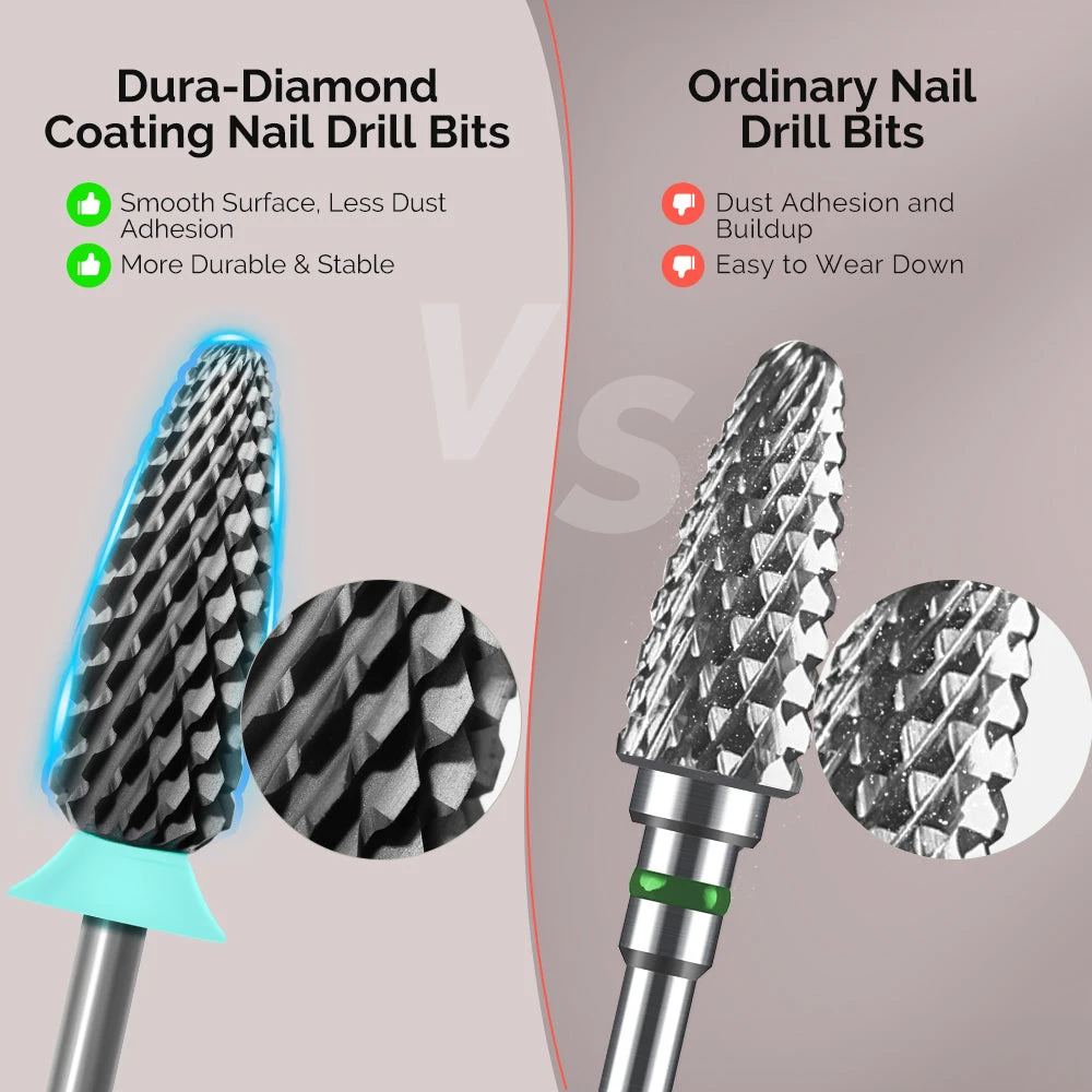 Dura-Diamond Coating Tungsten Carbide Nail Drill Bit 13 Dura-Diamond Coating Tungsten Carbide Nail Drill Bit - Image 11