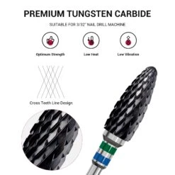 Ceramic Nail Drill Bit Black -Melody Susie 4 c9f364f2 676d 4b19 b60f 0f73c76158a4