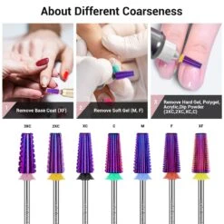 5 In 1 Straight Cut Tungsten Carbide Nail Drill Bits -Melody Susie 4 dbcff40a 76f7 464a bcfa b7e6806c73a4