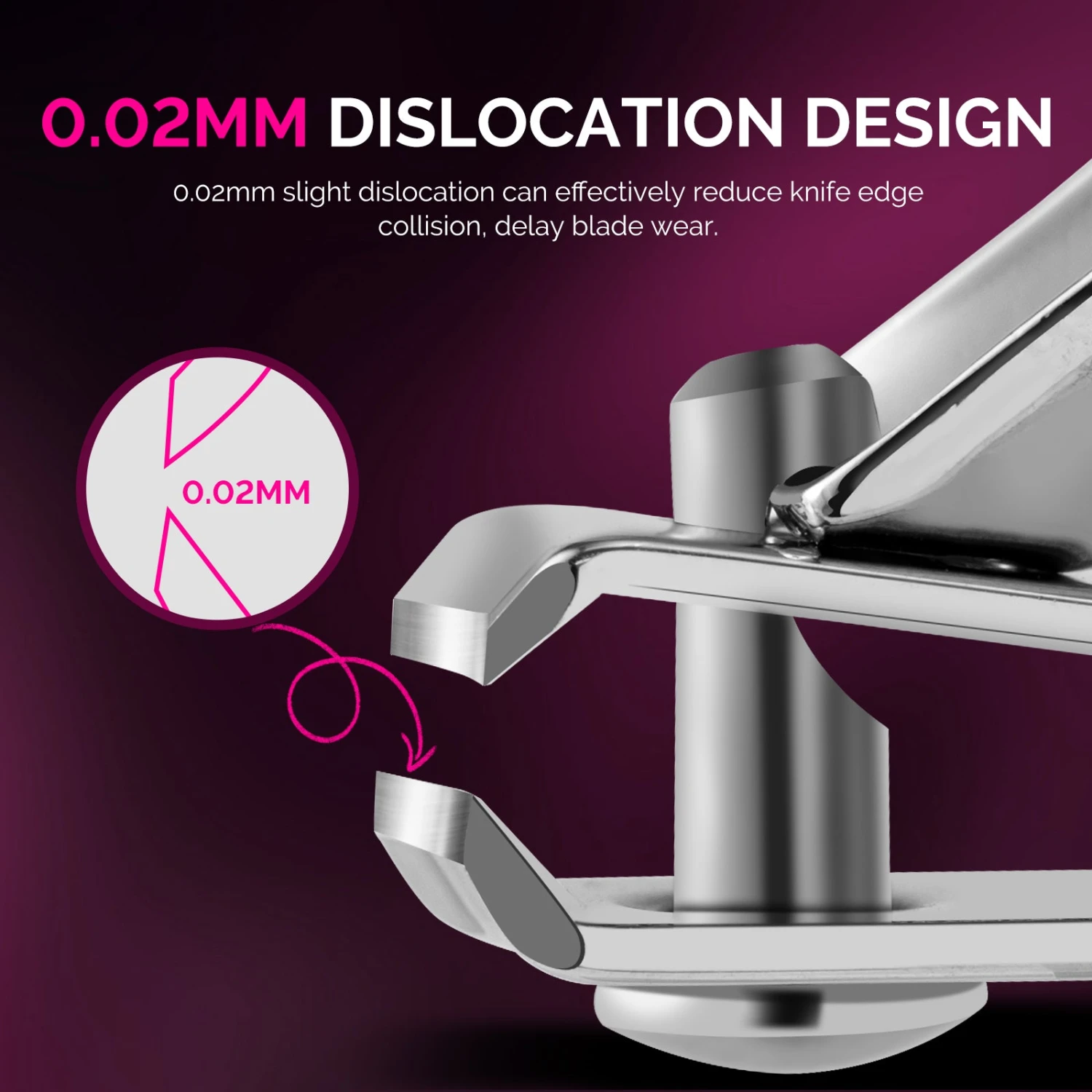 Stainless Steel Nail Clippers 2 In 1 Kit - Pink 7 Stainless Steel Nail Clippers 2 In 1 Kit - Pink - Image 5