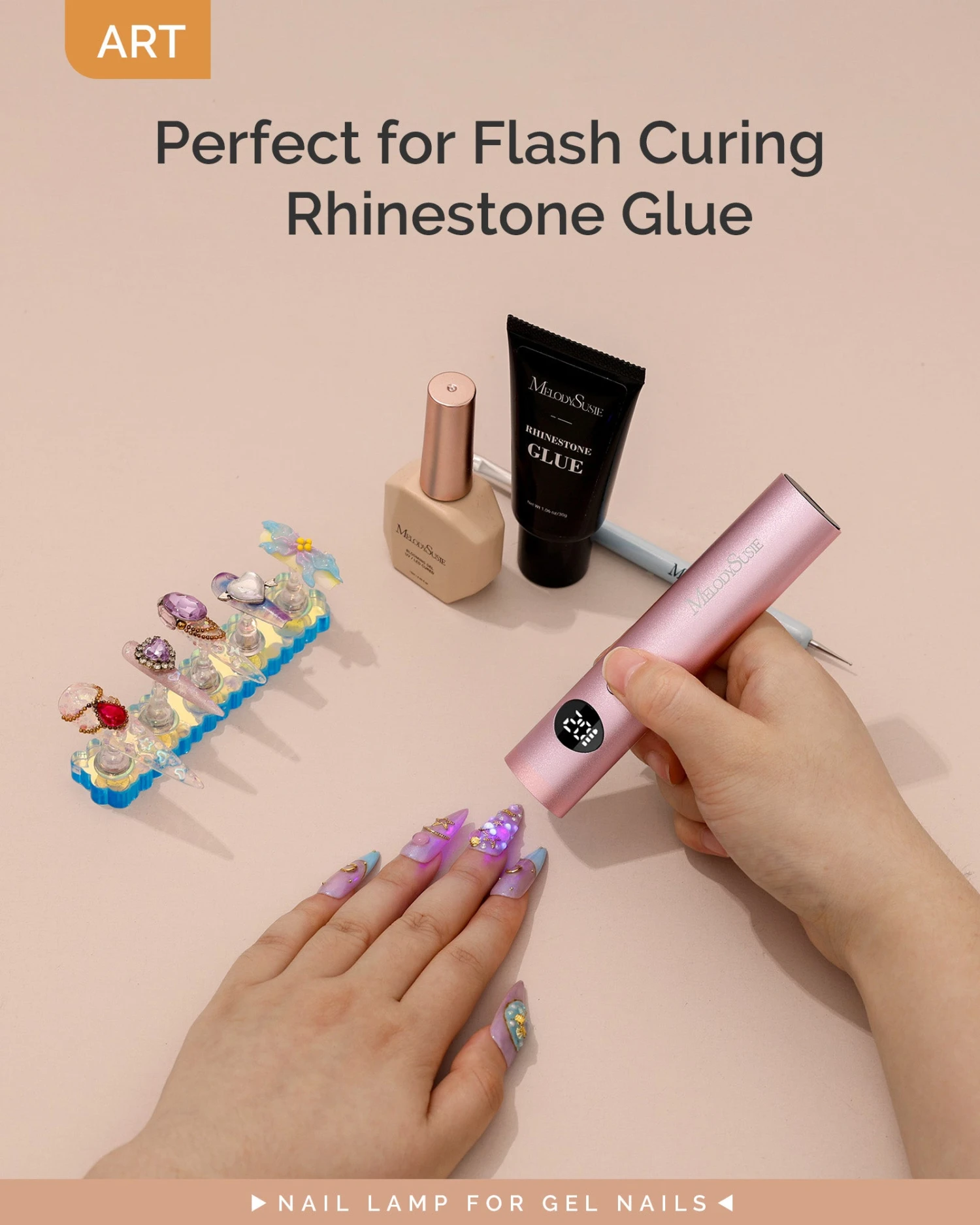 High-Strength Aluminum Alloy Art01G Rechargeable LED/UV Nail Lamp 9 High-Strength Aluminum Alloy Art01G Rechargeable LED/UV Nail Lamp - Image 7