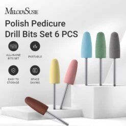 6Pcs Polish Pedicure Nail Drill Bits With 16 Holes Bits Holder Set 23 6Pcs Polish Pedicure Nail Drill Bits With 16 Holes Bits Holder Set -Melody Susie 5 2 aefb1759 e18f 48c6 a004 59f4b34fcd42