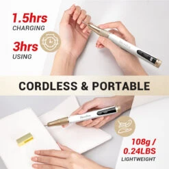 SM180F Portable & Stepless Speed Rechargeable Nail Drill 30000RPM -Melody Susie 5 50bcc628 8bc5 4003 80b6 271330ad8ad4