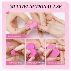 50Pcs Heart Shape Mini Nail Buffer Block 100/180 Grit 17 50Pcs Heart Shape Mini Nail Buffer Block 100/180 Grit -Melody Susie 5 84197a3d 06e0 4780 bd59 1db87fdfd63e